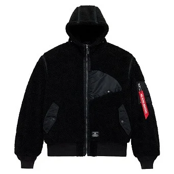 Куртка мужская Alpha Industries Sherpa Onion Quilting Flight Jacket Black