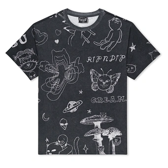 Футболка RIPNDIP Nermal Domination Tee Black Wash